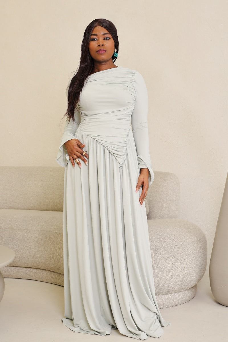 PAGDEDE THYME OLIVE DRESS